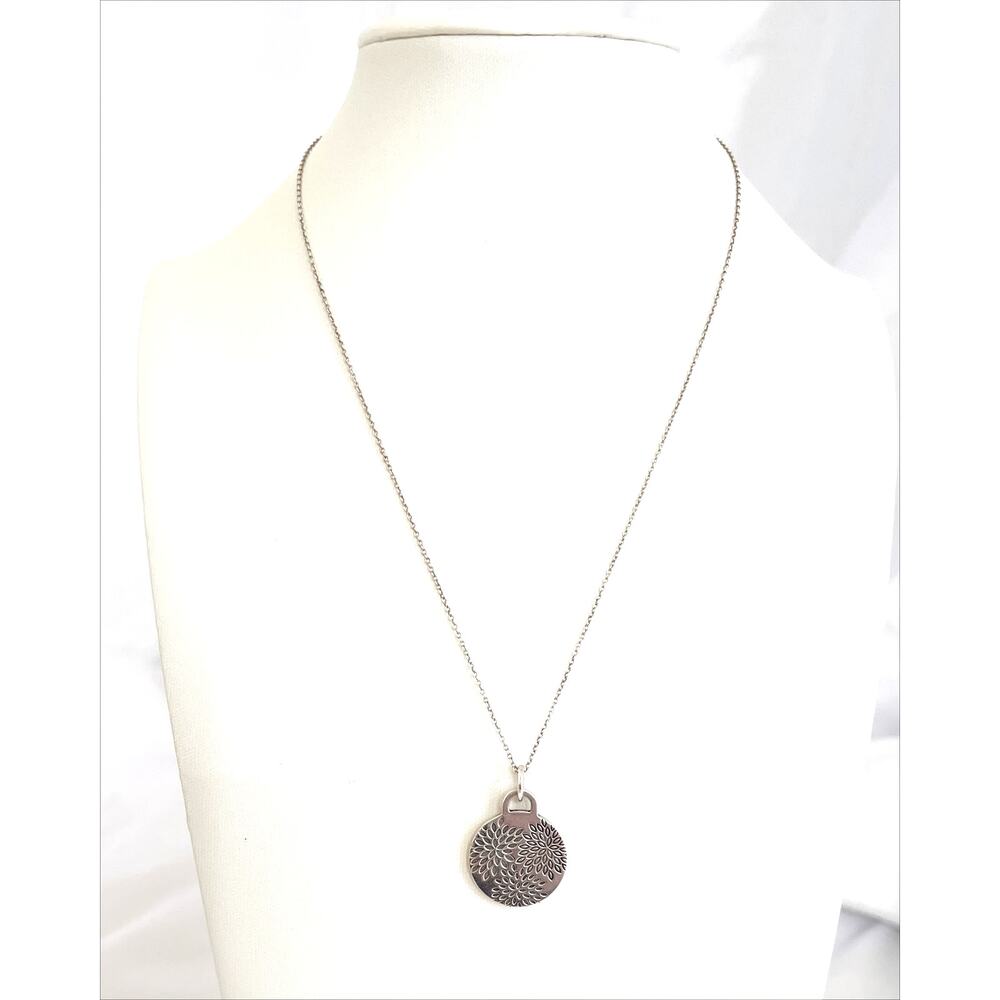 TIFFANY & Co Necklace Pendant 925 Floral Go Women 2018 Limited Edition Stamped - Picture 10 of 14
